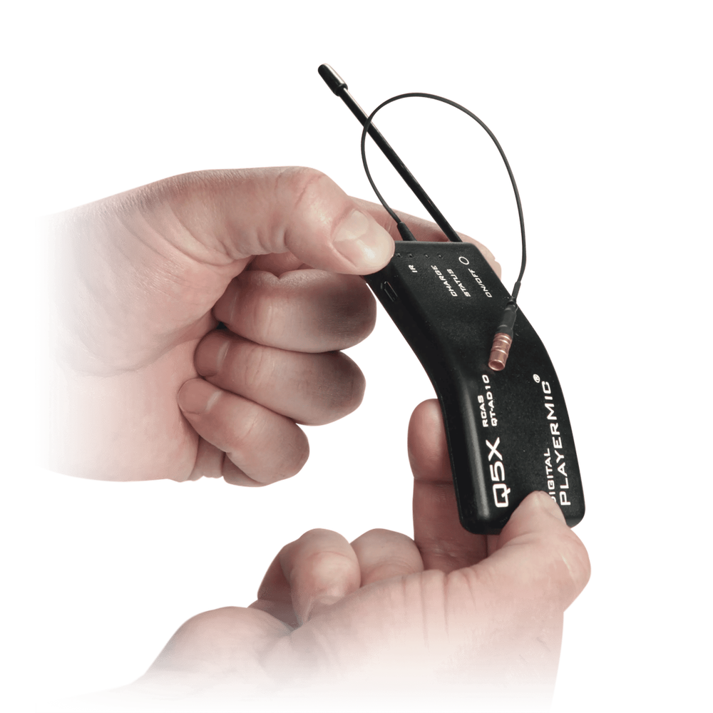 Shure Q5X PlayerMic® Bendable Transmitter — Audio Masterpiece, Inc.